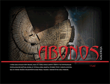 Tablet Screenshot of abonos-galerija.com